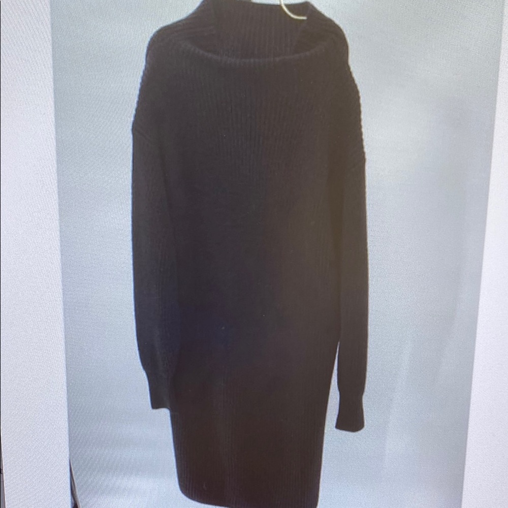 Elegant Black Cowl Neck Sweater with Soft Knit